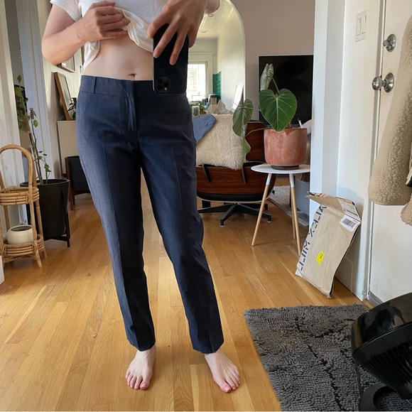 Banana Republic Dress Pants, blue, the Logan Fit size 4 - Picture 8 of 12